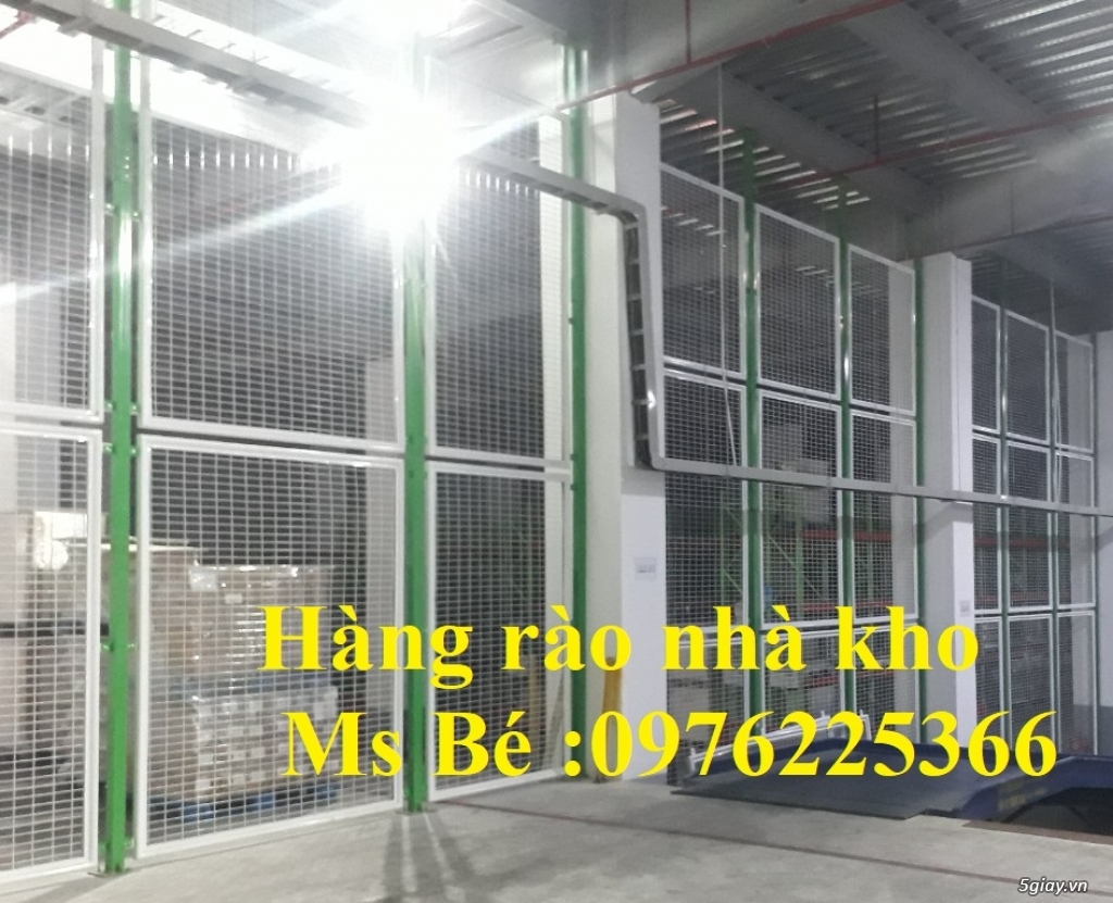 Hàng rào ngăn kho, hàng rào nhà xưởng, vách lưới nhà xưởng - 1