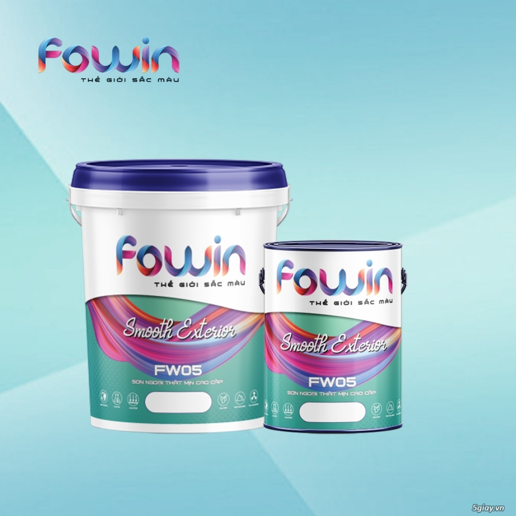 SƠN FOWIN NGOẠI THẤT MỊN CAO CẤP – FW05 - 1