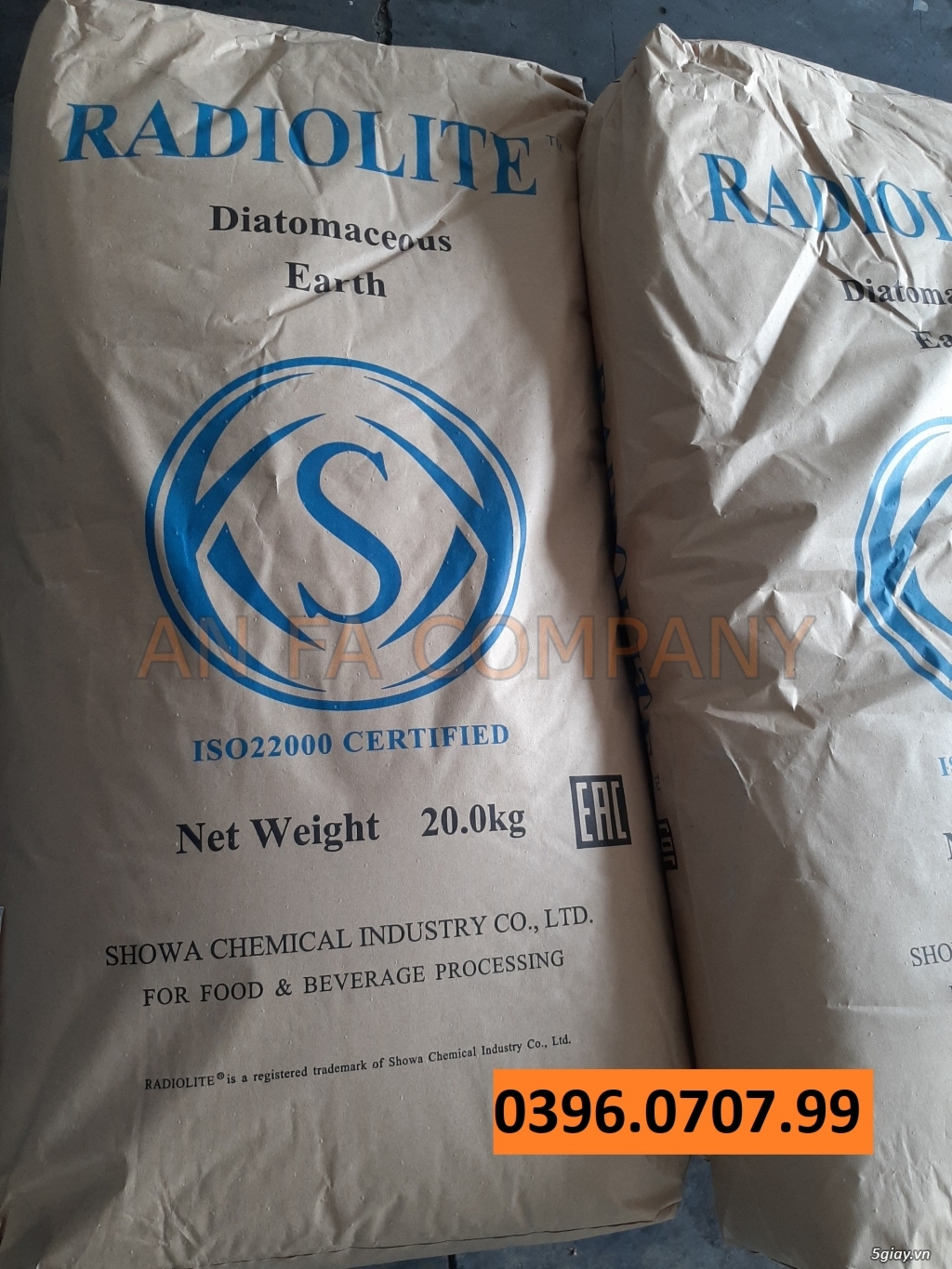 Bột trợ lọc Radiolite R700 - SiO2 - Diatomaceous Earth | 5giay
