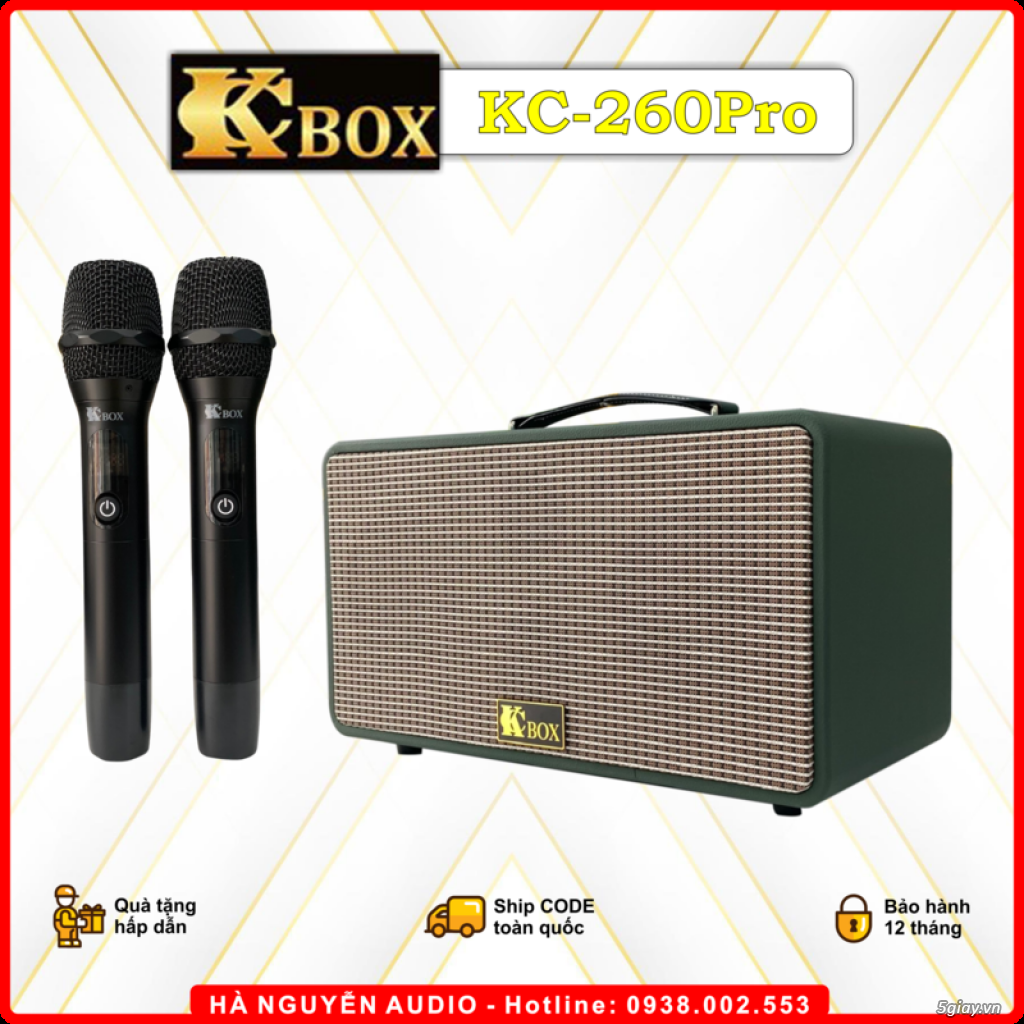 Loa Karaoke Xách Tay KCBOX KC-260 Pro - Mới Nhất 2023 - 2