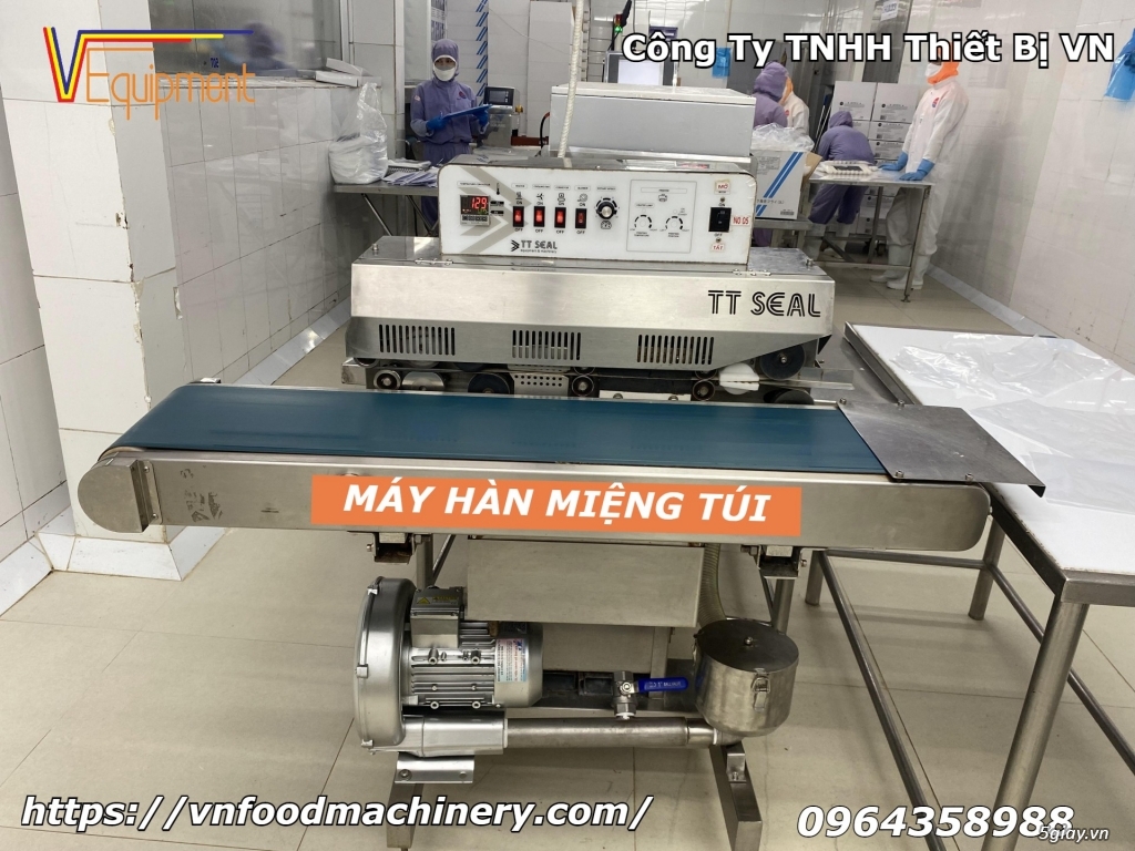 máy dán túi liên tục - máy dán miệng túi - 4