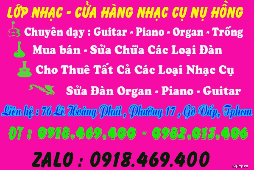 Địa chỉ nơi bán phụ kiện dành cho đàn guitar tại Sài Gòn, Gò Vấp, hcm - 3