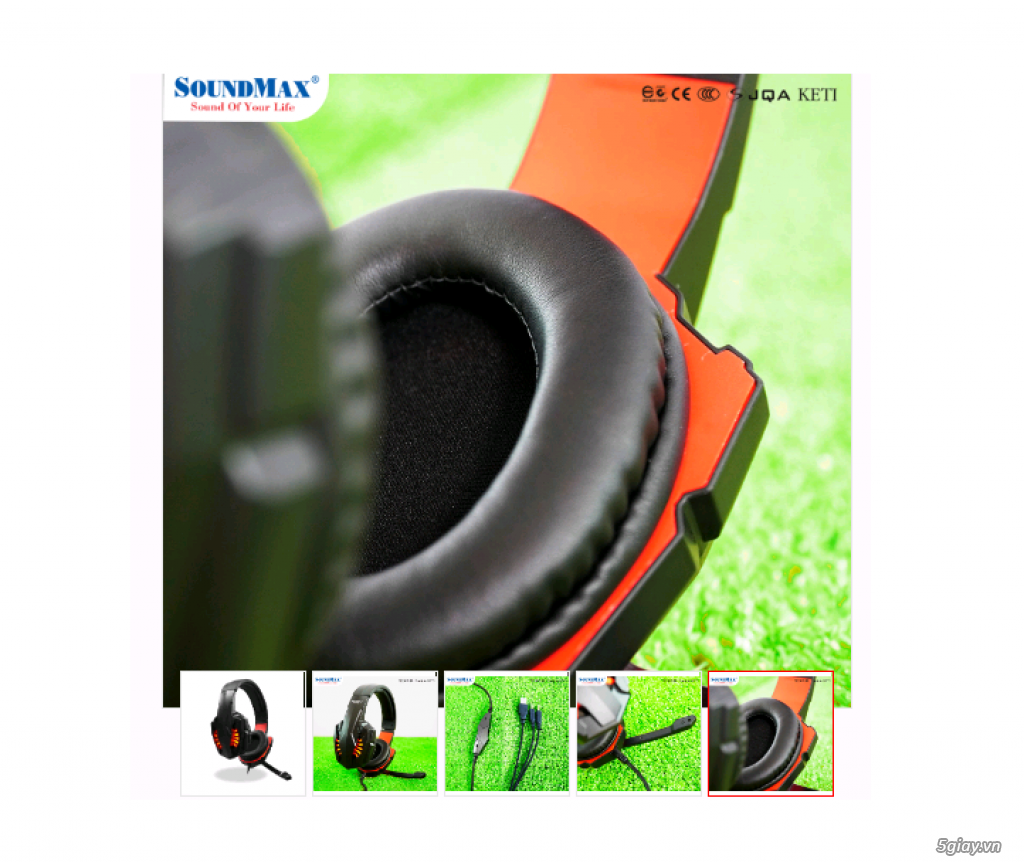 Tai nghe Gaming SoundMax AH-315 giá rẻ cho Game Thủ - 1