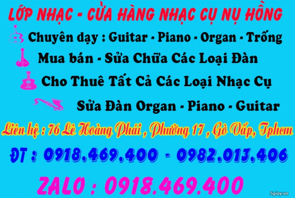 Địa chỉ nơi bán phụ kiện dành cho đàn guitar tại Sài Gòn, Gò Vấp, hcm - 2