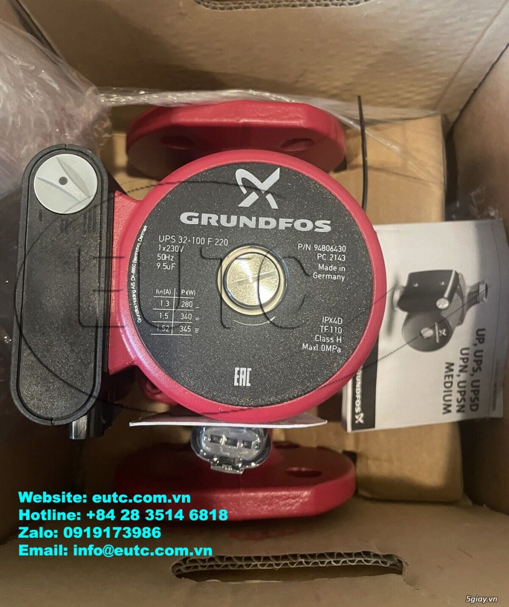 Máy bơm tuần hoàn UPS Grundfos