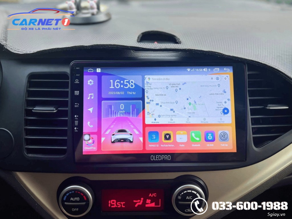 Lắp màn hình android ô tô tại Hoàng Mai | 033.600.1988