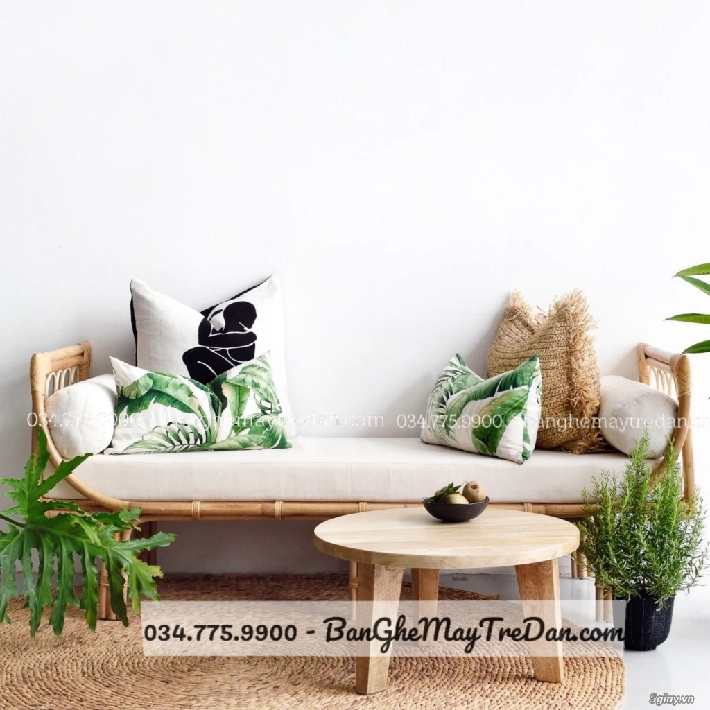 Ghế mây không có tựa lưng - 3