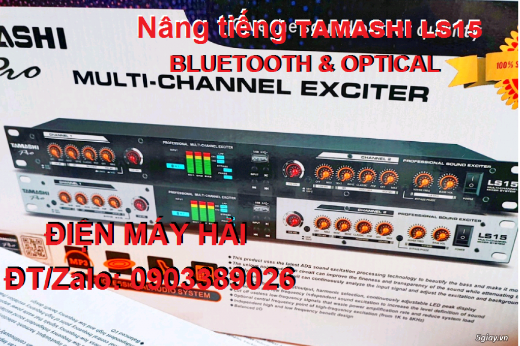 Nâng tiếng hát Tamashi Pro LS15 New Model Bluetooth, Optical, USB - 2