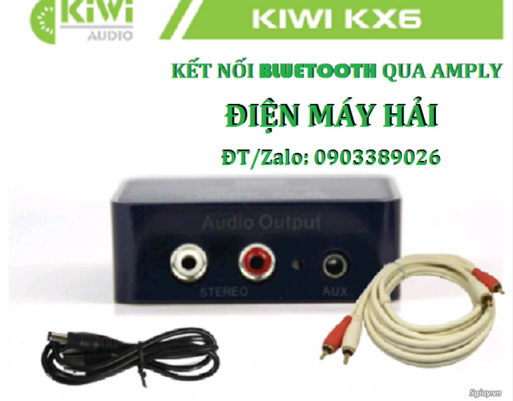 Thiết bị thu Bluetooth Kiwi KX6 hàng chính hãng bảo hành 12 tháng - 3