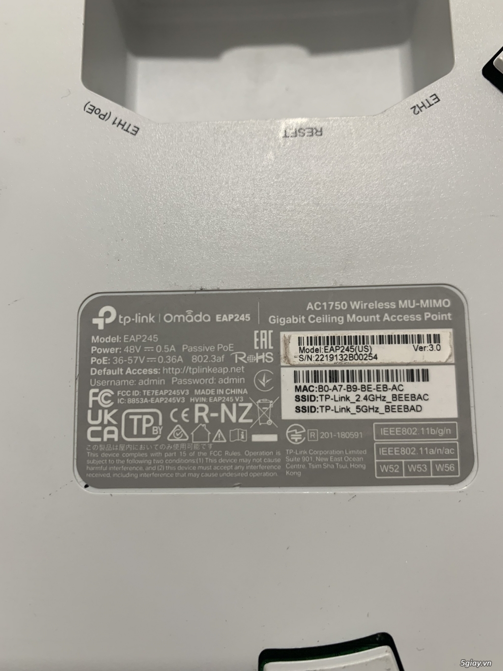 Bộ phát wifi TP-Link EAP245 (AC1750Mbps) - 1