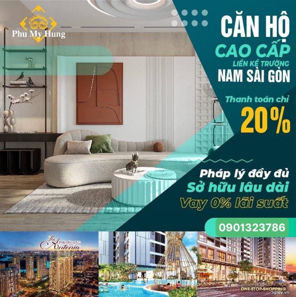The Antonia Phú Mỹ Hưng - căn hộ 4PN lầu cao, view thực đẹp nhất dự án - 14