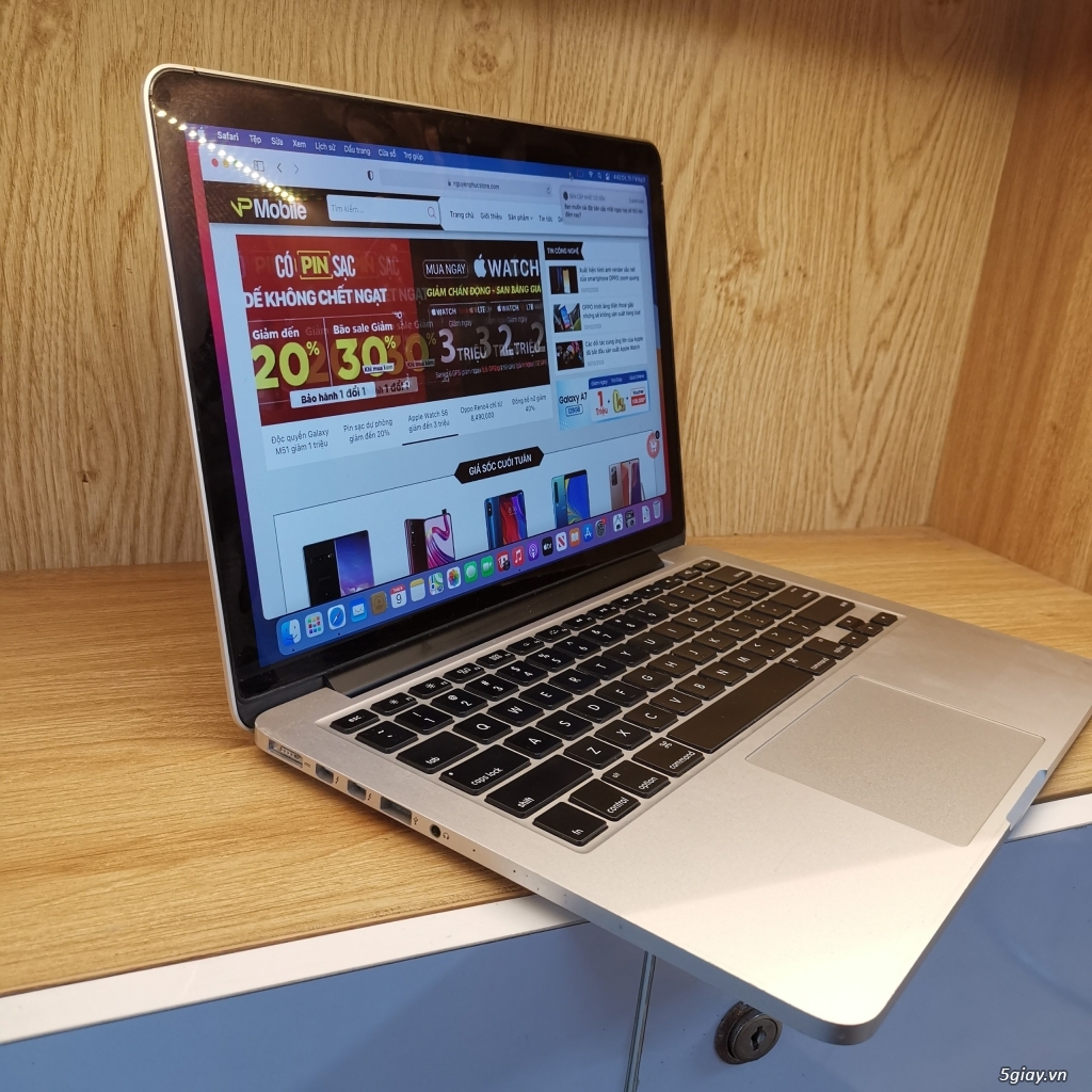MacPro 2015, i5-2.4Ghz, Ram 8G,121G,Rentina 13.3 - 3