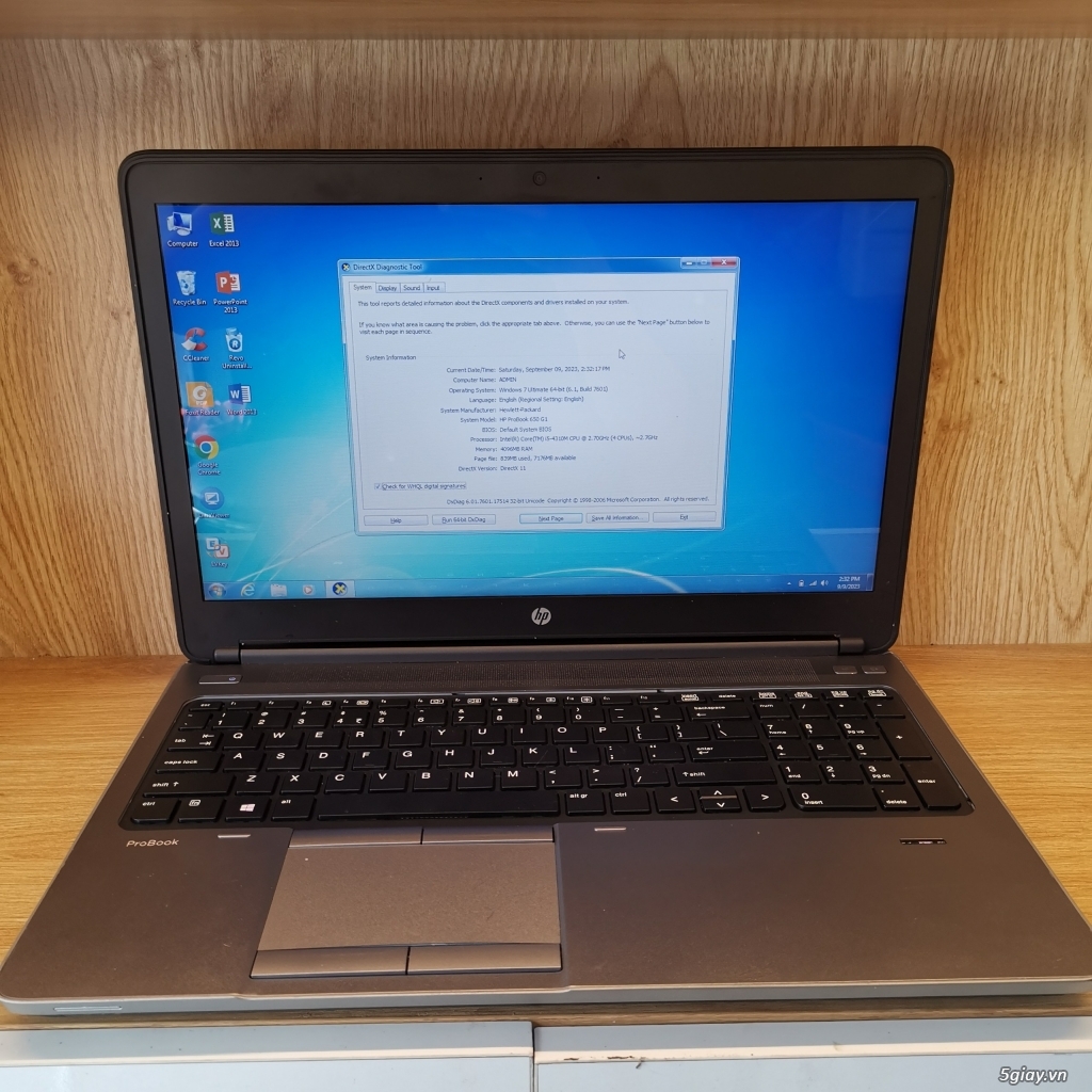 HP Probook 650-G1, I5-4310U, R4G,SSD120G,14inch HD - 1