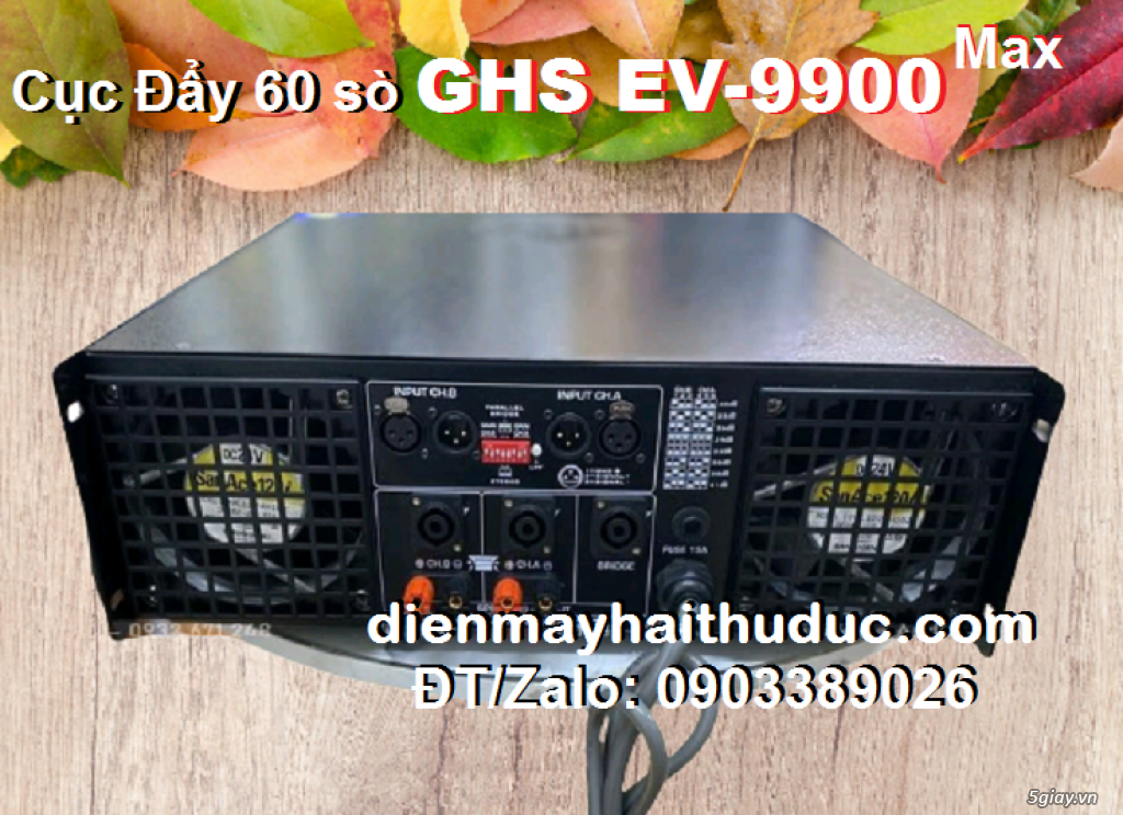 Cục Đẩy 6000W GHS EV-9900 Max New Model của hãng Galifona - 2