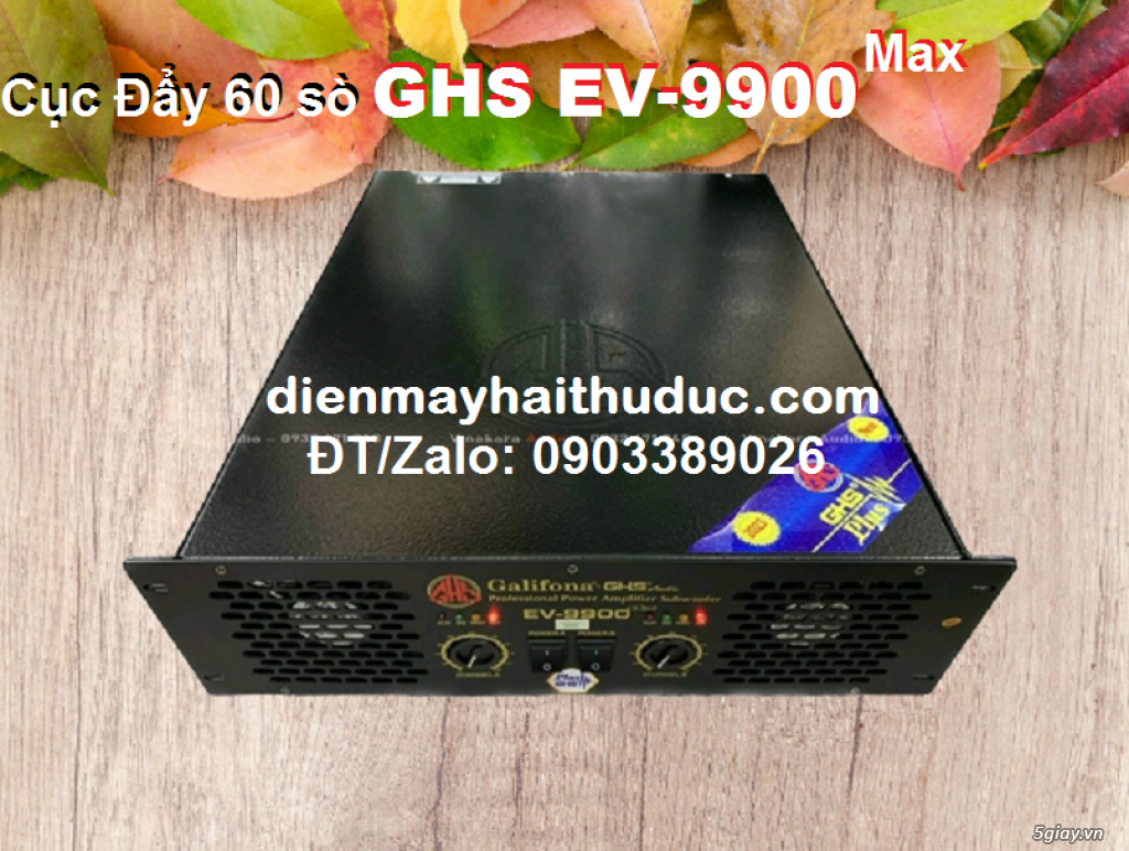 Cục Đẩy 6000W GHS EV-9900 Max New Model của hãng Galifona