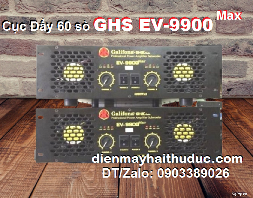 Cục Đẩy 6000W GHS EV-9900 Max New Model của hãng Galifona - 3