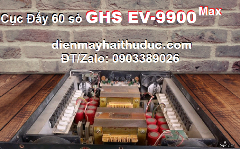 Cục Đẩy 6000W GHS EV-9900 Max New Model của hãng Galifona - 1
