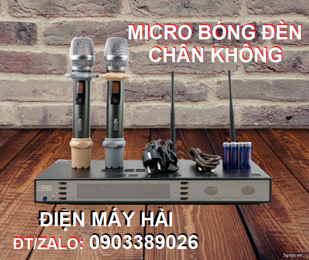 Micro không dây linh kiện bóng đèn Neko MK800 hàng chính hãng - 2