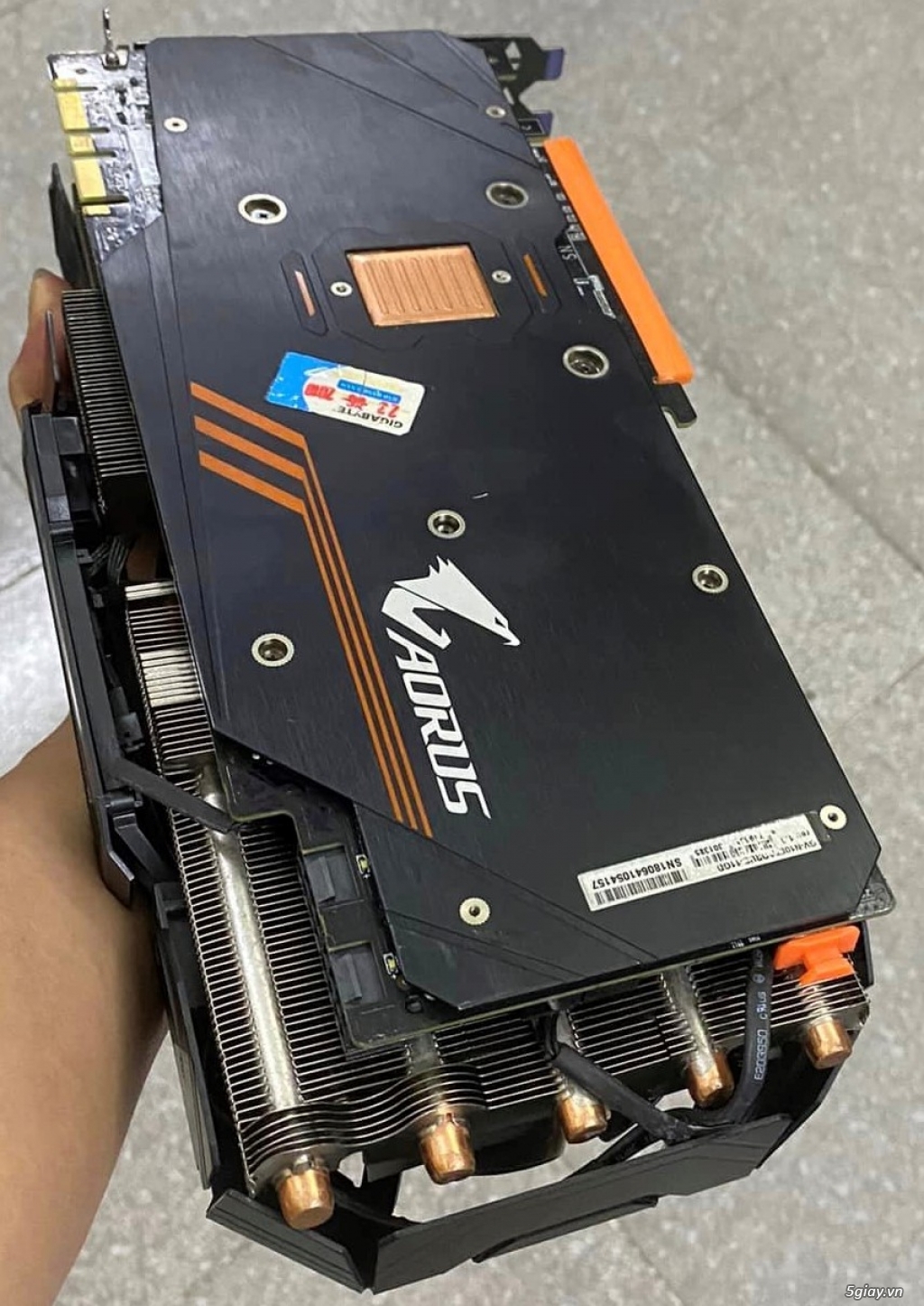 Thanh lý cây giga GTX1080Ti Aorus 11Gb 352bit đẹp ken - 3