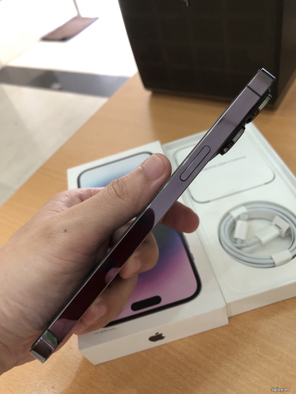 Cần bán iphone 14 PROMAX 128GB DEEP PURPLE hàng VN full zin 100%. - 2