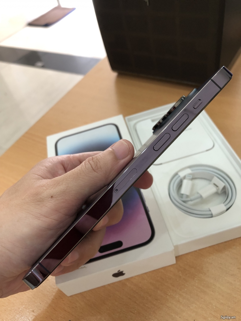 Cần bán iphone 14 PROMAX 128GB DEEP PURPLE hàng VN full zin 100%. - 3