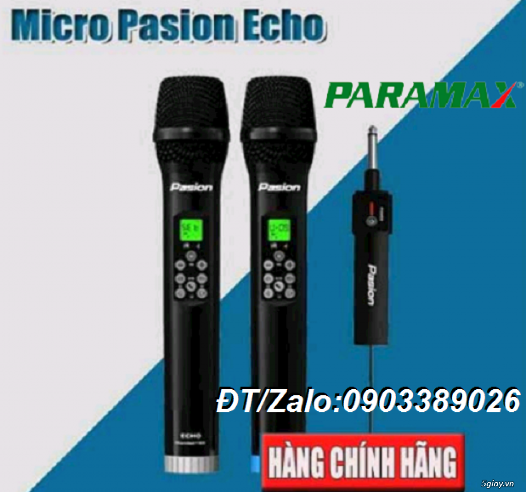 Micro Đa năng Paramax Pasion Echo xài cho loa kéo, Amply đều được - 3