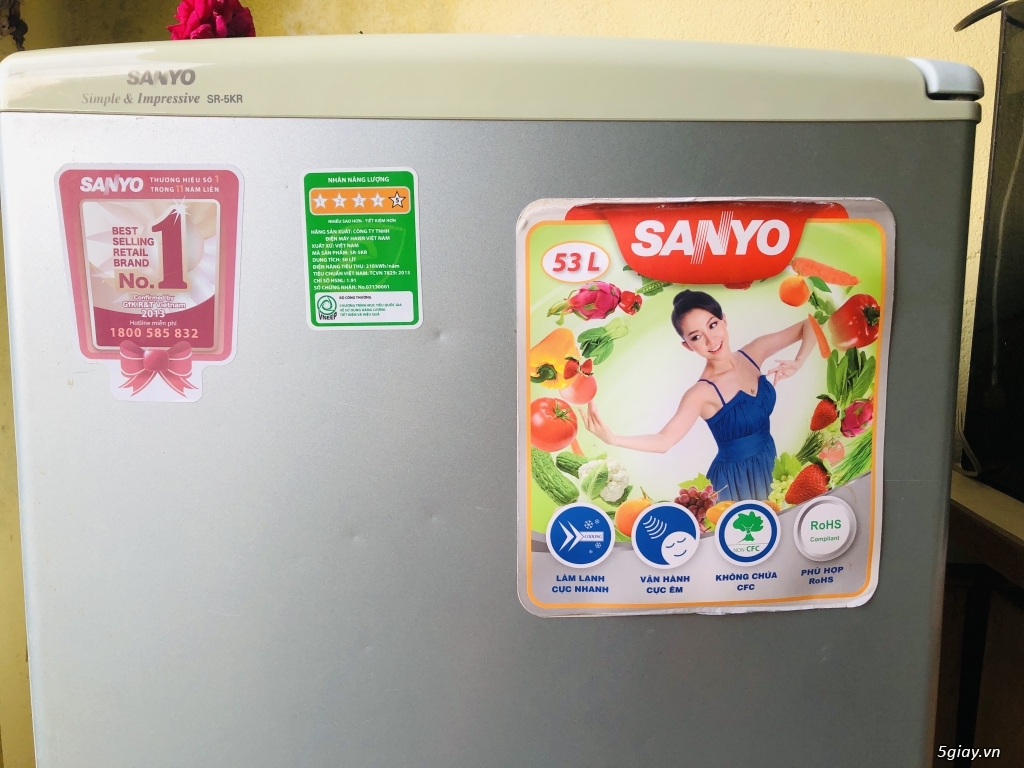 Tủ lạnh SANYO 53 l còn len ken - 2