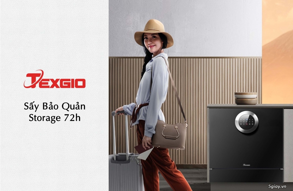 Máy rửa chén 8-11 bộ Texgio TG-BI205 mới 99% - 2