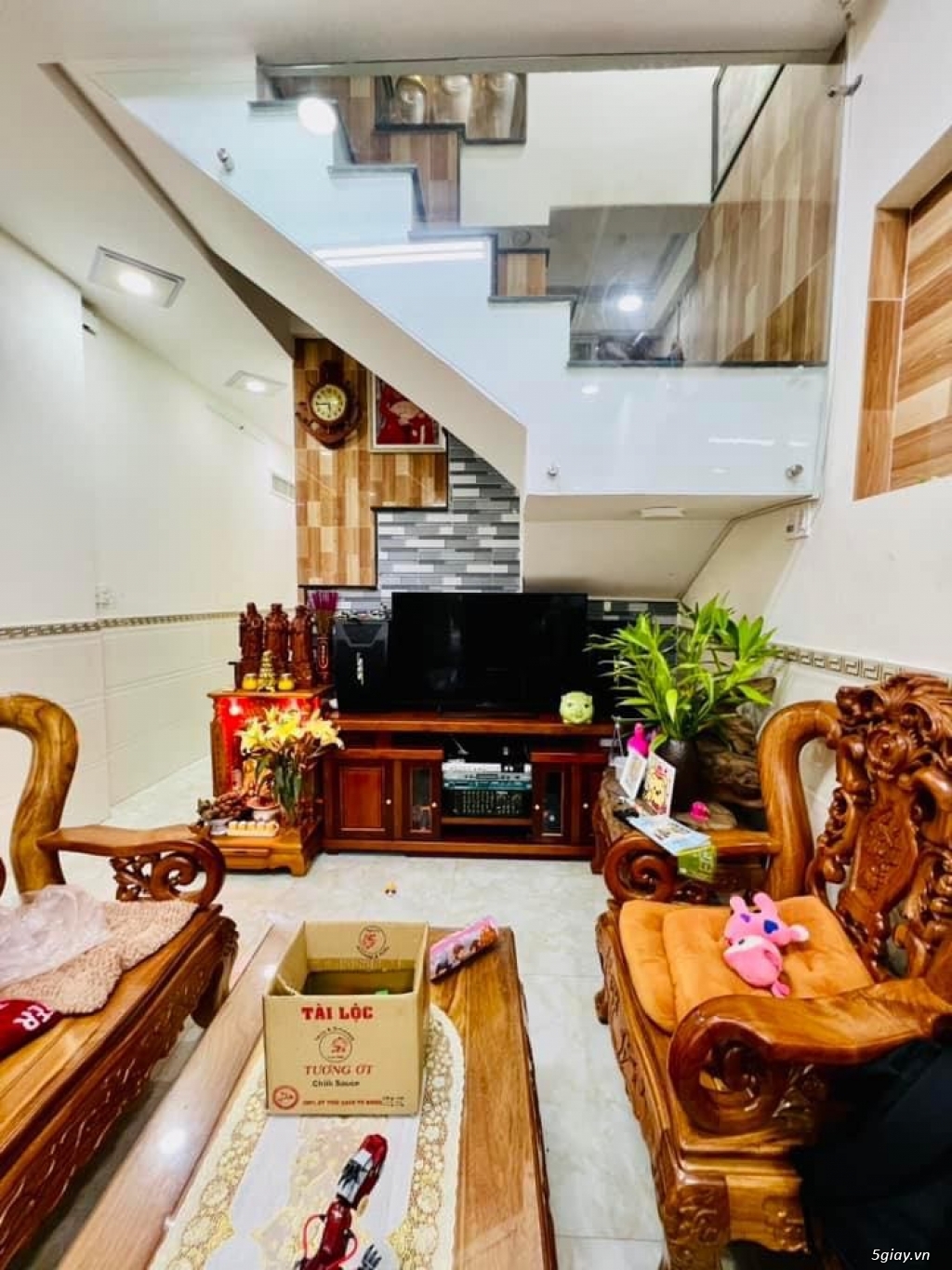 Nhà bán 76m2,hẻm oto 6m,hơn 4 tỷ, Nguyễn Ảnh Thủ ngã Ba Bầu,3 PN - 1