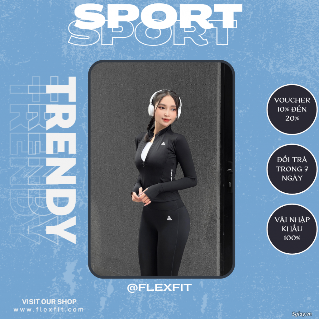 Áo khoác tập gym yoga Flexfit - 1