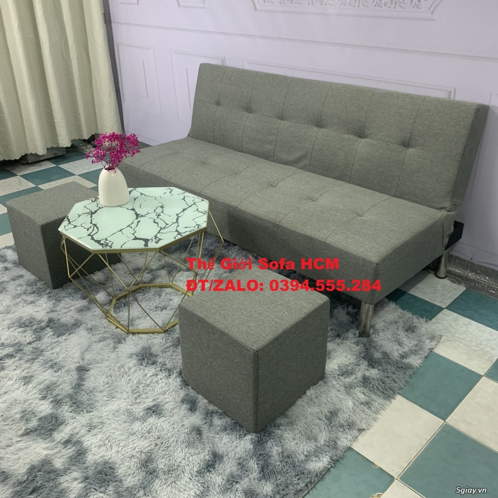 bàn ghế sofa bed giá rẻ nội thất phòng khách - 9