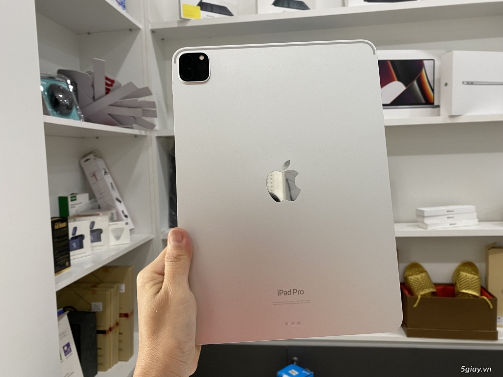 IPad Pro M2 2022 256GB wifi Máy body (no box) kèm sạc cáp zin - 2