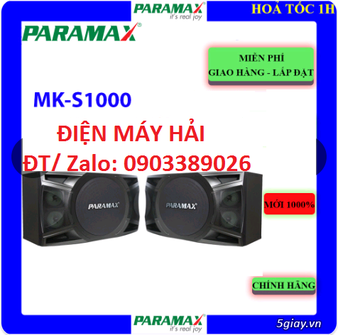Loa nằm Karaoke Paramax MK-S1000 công suất đỉnh 500Watt