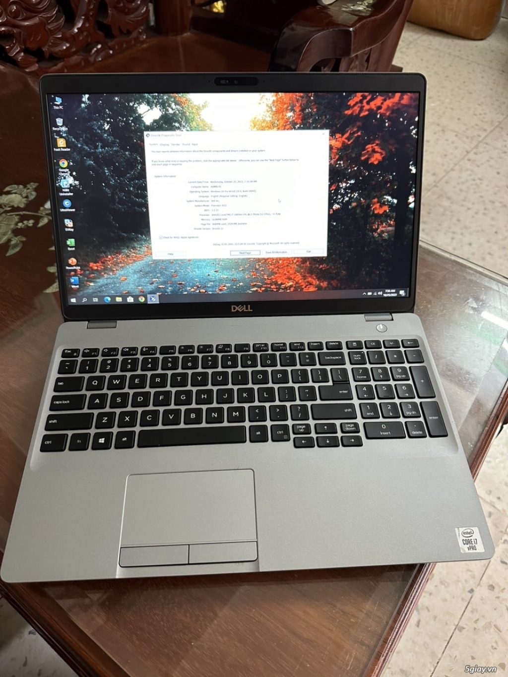 Dell Precision 3551 i7 10850H 12cpu VGA gốc 4G bao giá sg & cả nước - 2