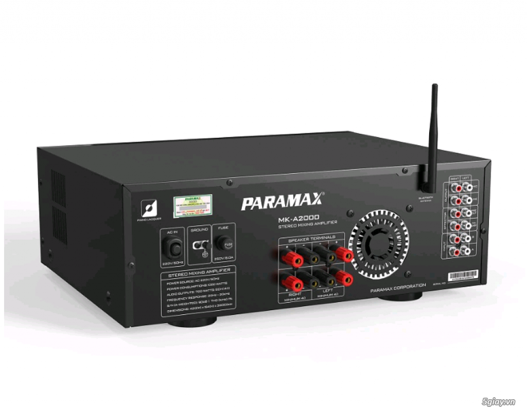 Amply Paramax MK-A2000 giảm giá 20% tại Điện Máy Hải Thủ Đức - 3
