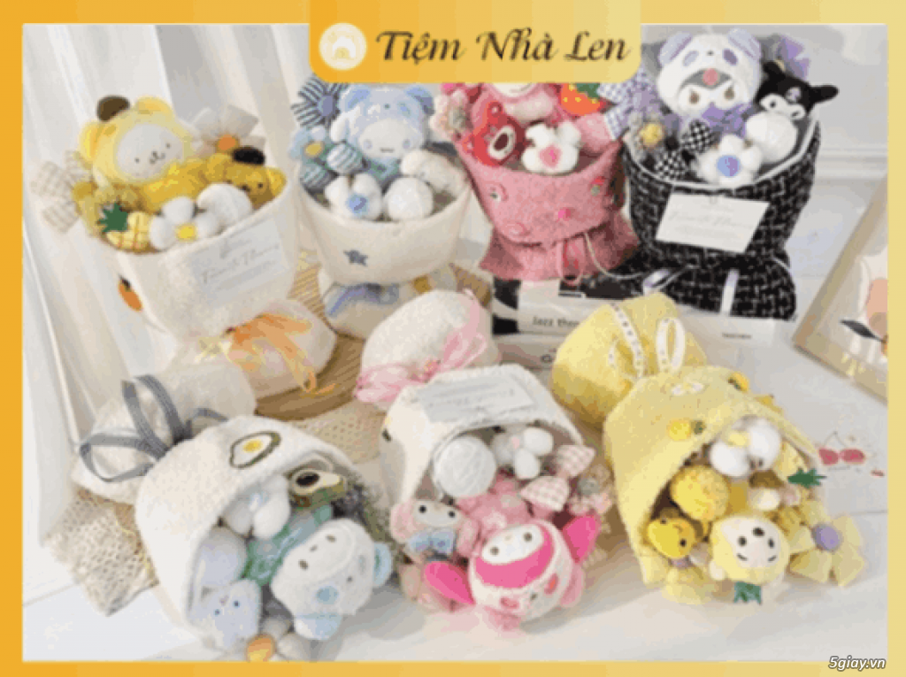 hoa len thú - tiệm nhà len - 1