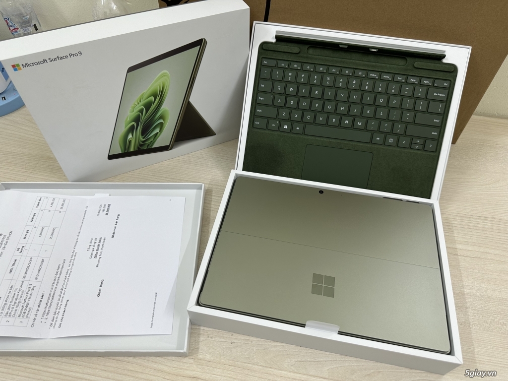 Surface Pro 9: Core i5-1235u | RAM 8GB | SSD 256GB | Forest | + Phím - 5