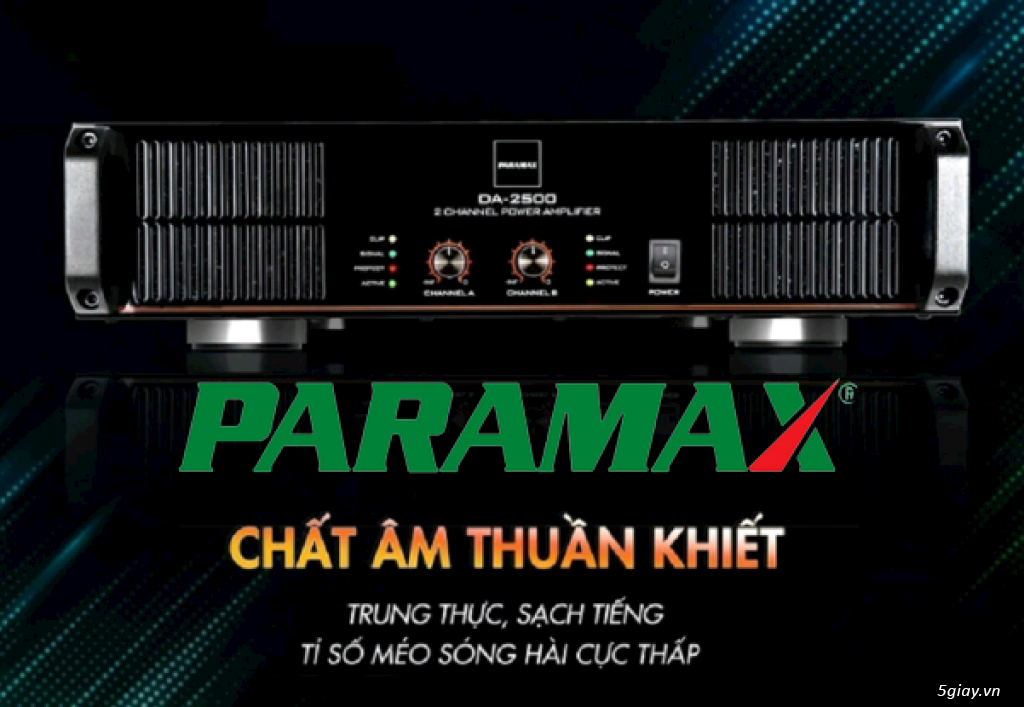 Cục Đẩy 1200W Paramax DA-2500 mẫu đẹp như đàn Piano - 2