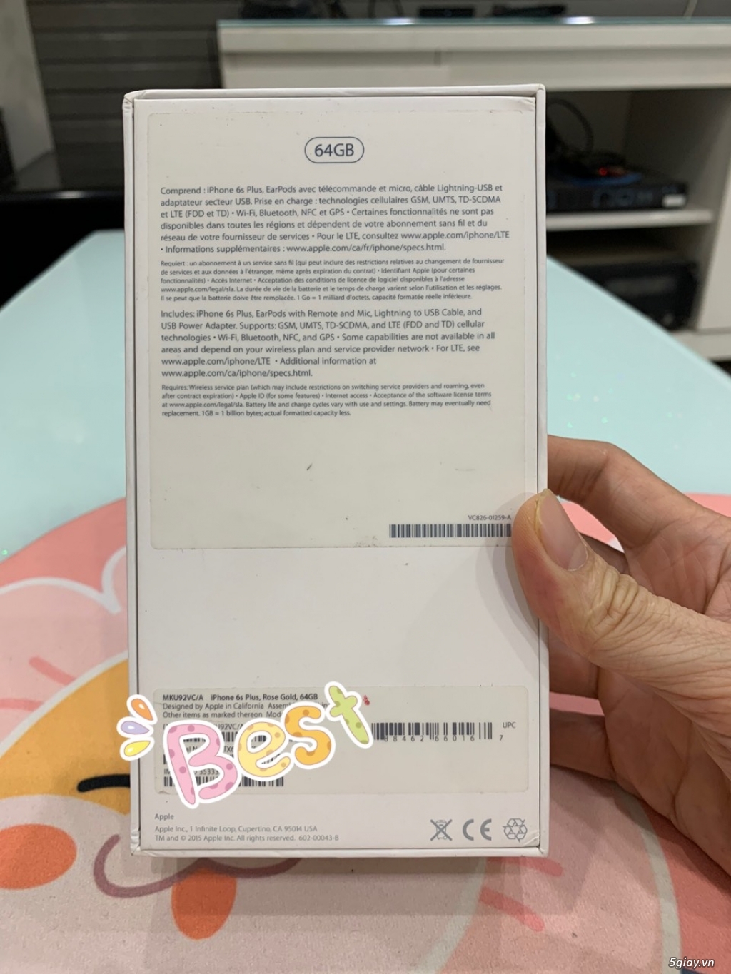 Iphone 6S Plus 64GB màn 5.5, mới 100%, nguyên hộp chưa active rẻ - 2