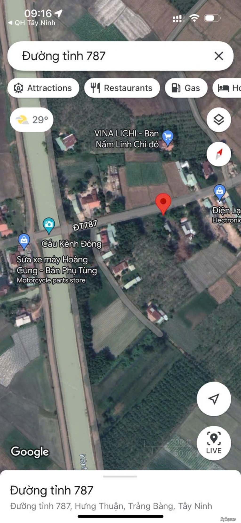 Bán lô đất mặt tiền ĐT 787, x.Hưng Thuận, Trảng Bàng, Tây Ninh - 7