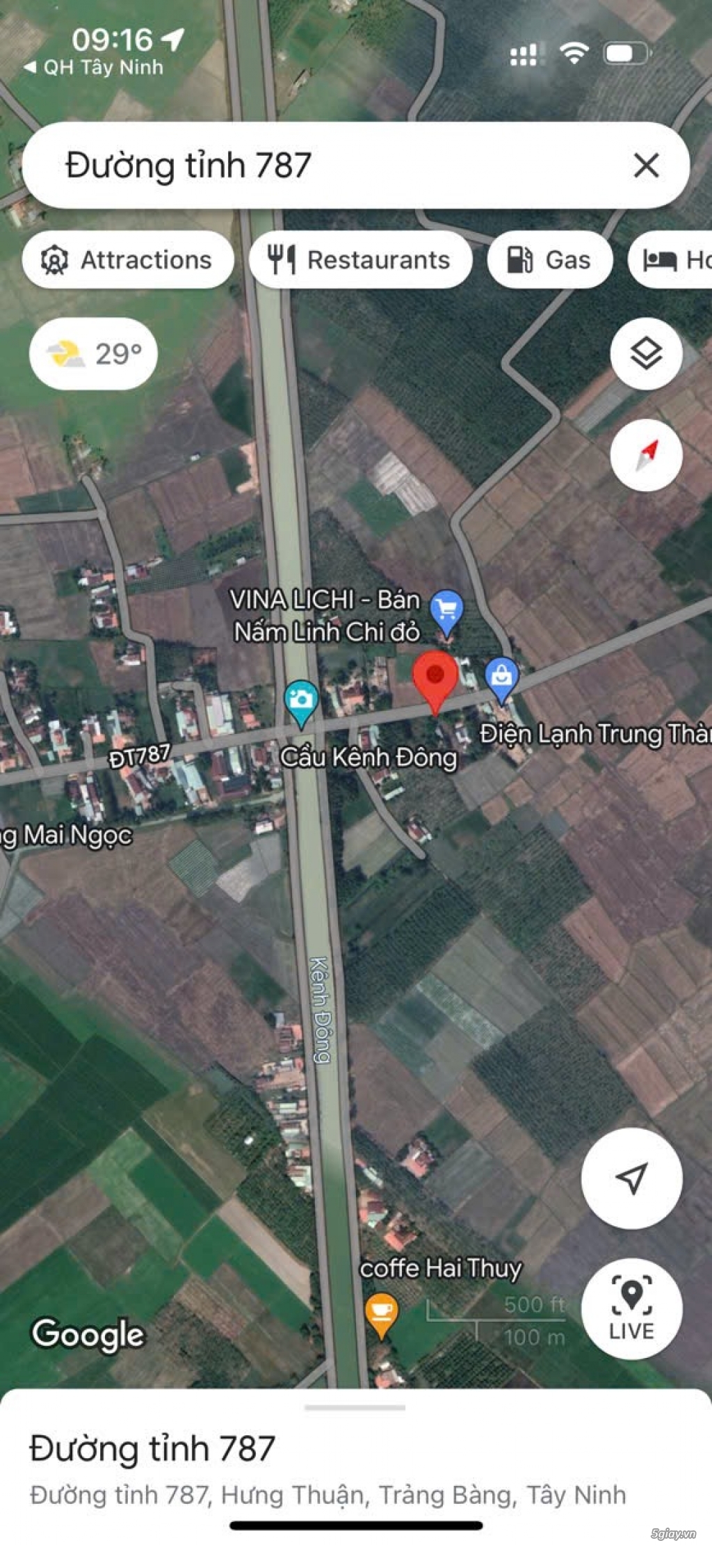 Bán lô đất mặt tiền ĐT 787, x.Hưng Thuận, Trảng Bàng, Tây Ninh - 3