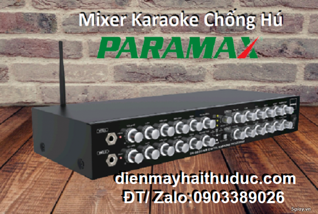 Vang số chỉnh cơ Paramax DX-2500 Air hỗ trợ Bluetooth, Optical, Analog - 3