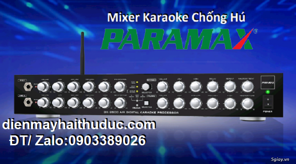Vang số chỉnh cơ Paramax DX-2500 Air hỗ trợ Bluetooth, Optical, Analog - 2