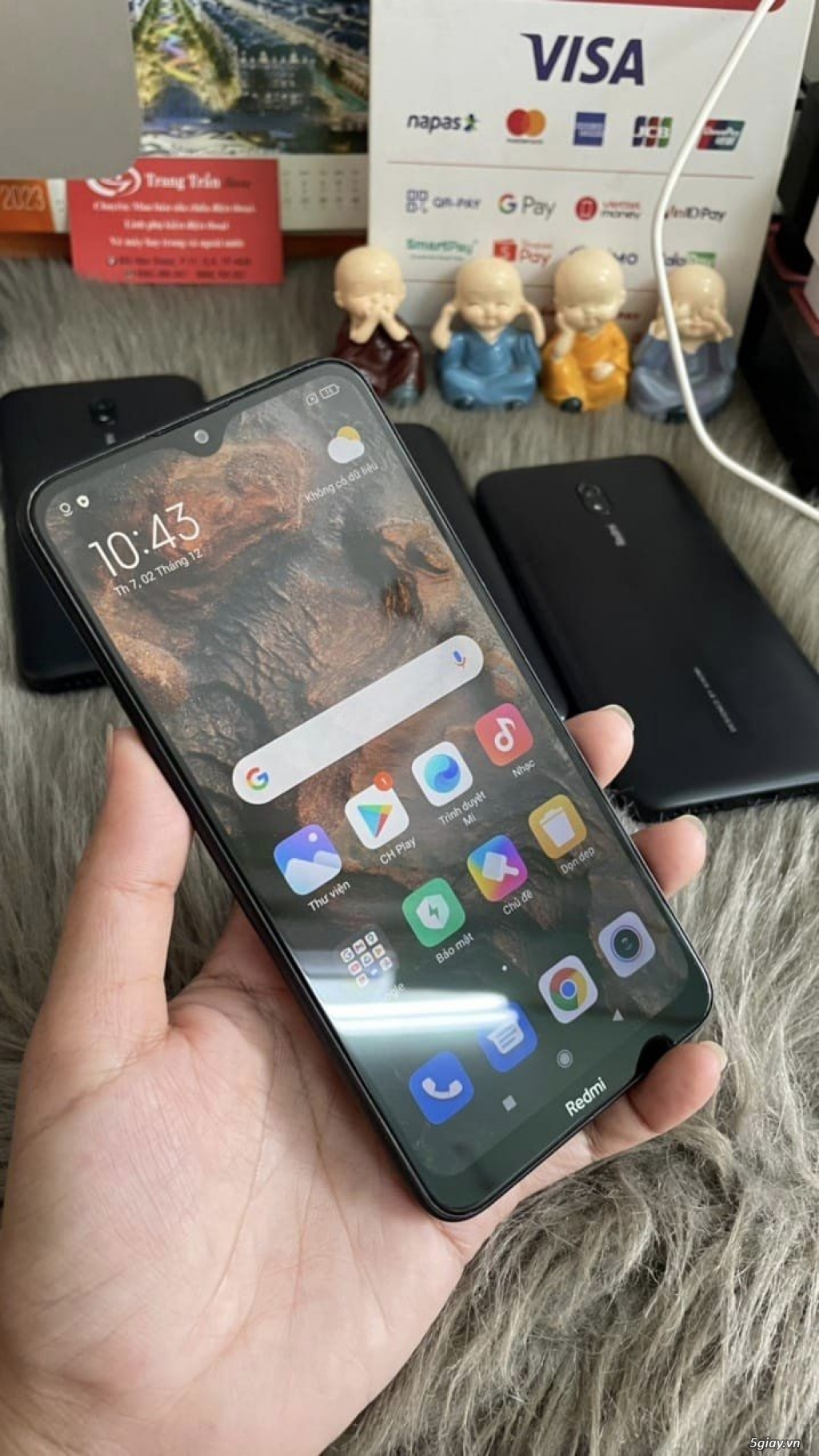 Xiaomi Redmi 8A 2sim Ram 4/64G zin full, màn hình lớn, giá rẻ