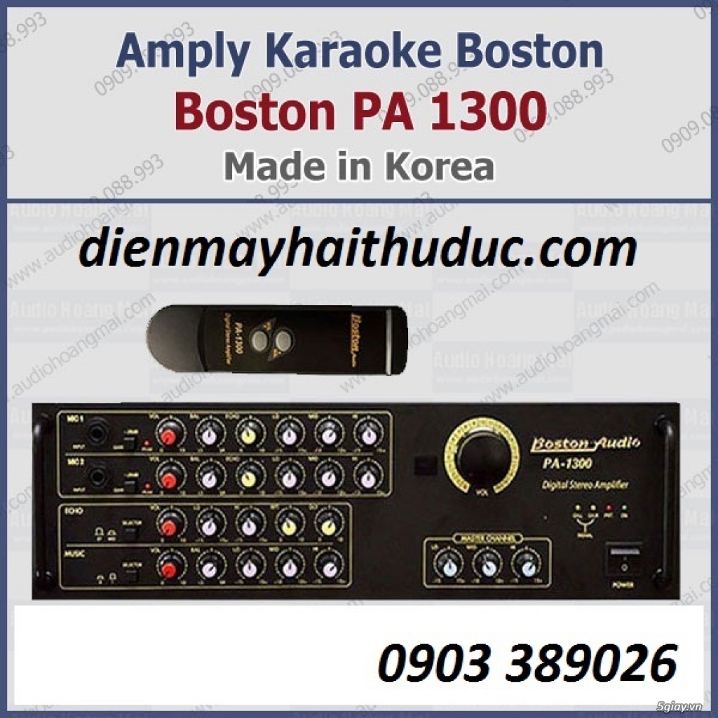 Amply Boston PA-1300 có Remote đến từ Hàn Quốc - 2