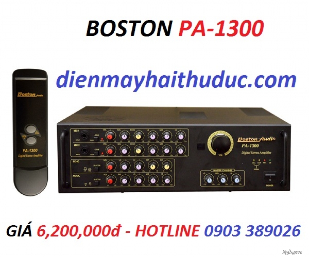 Amply Boston PA-1300 có Remote đến từ Hàn Quốc - 1