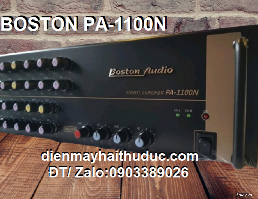 Amply Boston PA-1100N dành cho karaoke cho gia đình - 3
