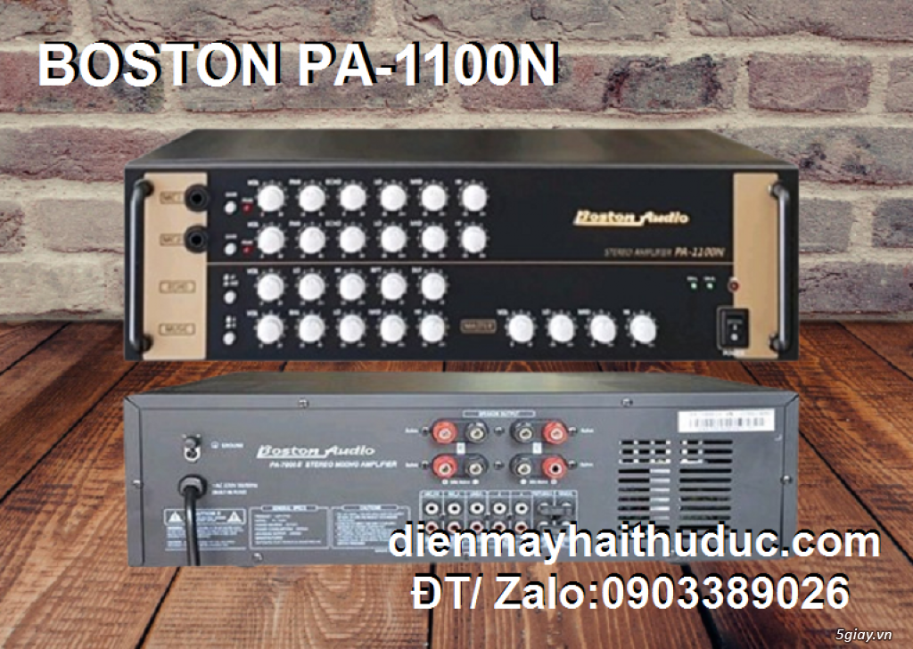 Amply Boston PA-1100N dành cho karaoke cho gia đình