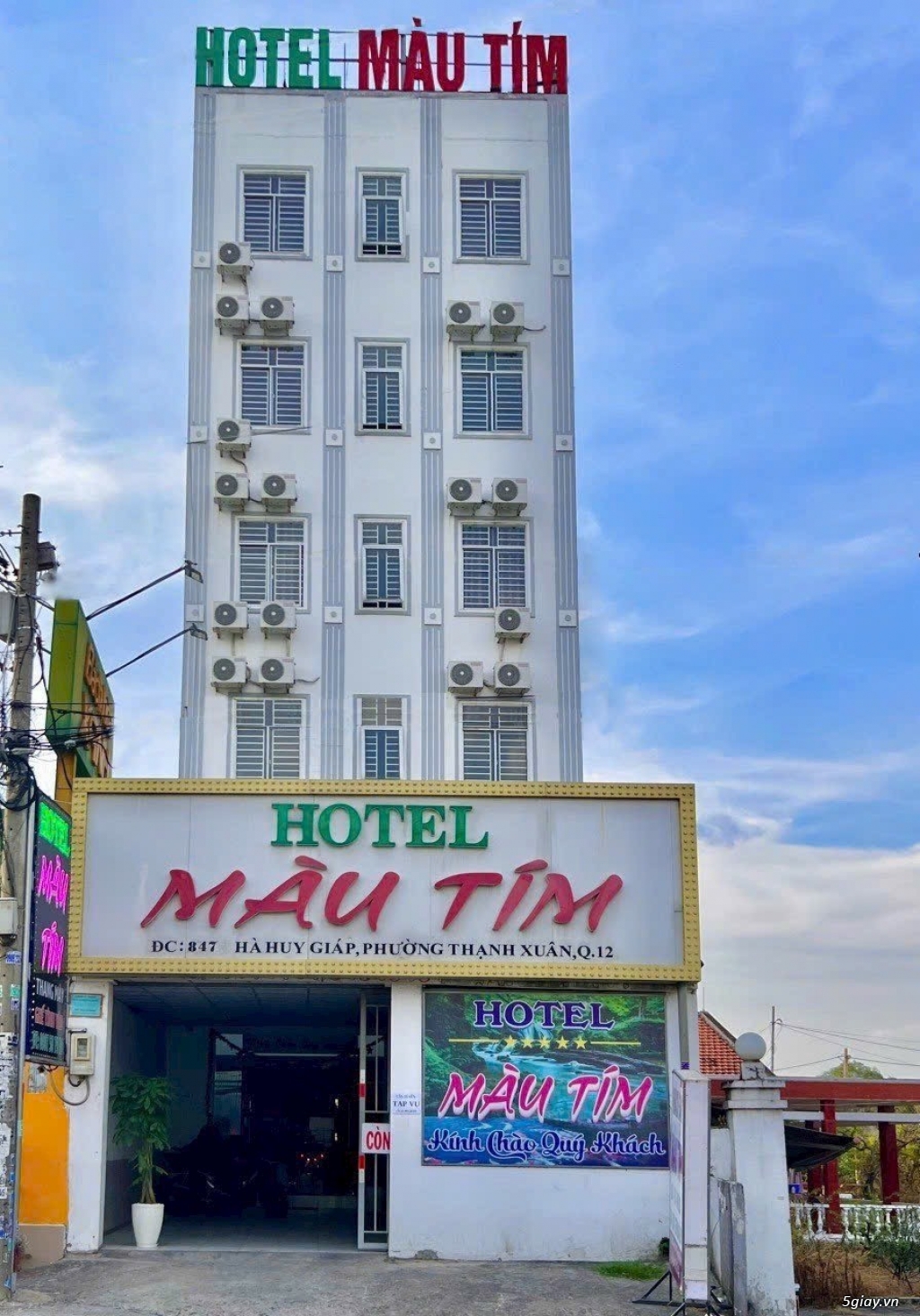 Bán khách sạn mặt tiền Hà Huy Giáp Thạnh Xuân Q12 cao 7 tầng 32 phòng