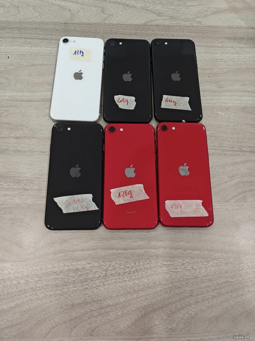 Iphone Se 2020 64g ,128g màu trắng ,đỏ đen máy đẹp 99% ,hỗ trợ trả góp - 1